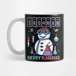 Merry Flaskmas - For Science Scientist Christmas Mug